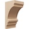 Ekena Millwork 10"W x 10"D x 20"H Wide Diane Rough Cedar Woodgrain TimberThane Corbel, Primed Tan CORUR10X10X20DIARCPR - alternate 1